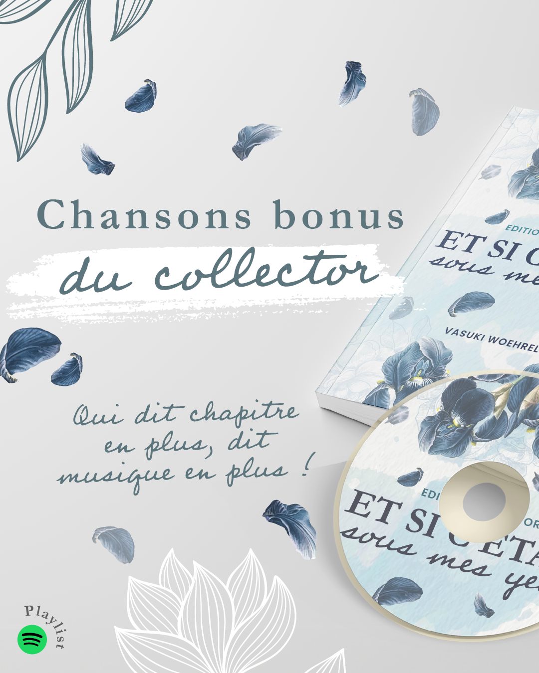 Saviez-vous que chacun de mes romans possède sa propre playlist sur Spotify ?