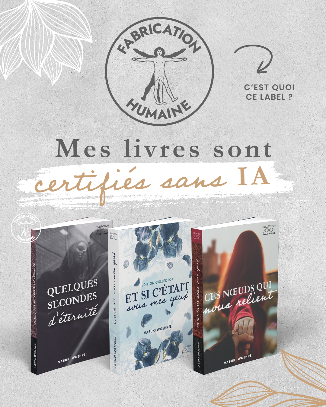Projet n°3 de la Collection Âme-Sœur™ : Label Fabrication Humaine