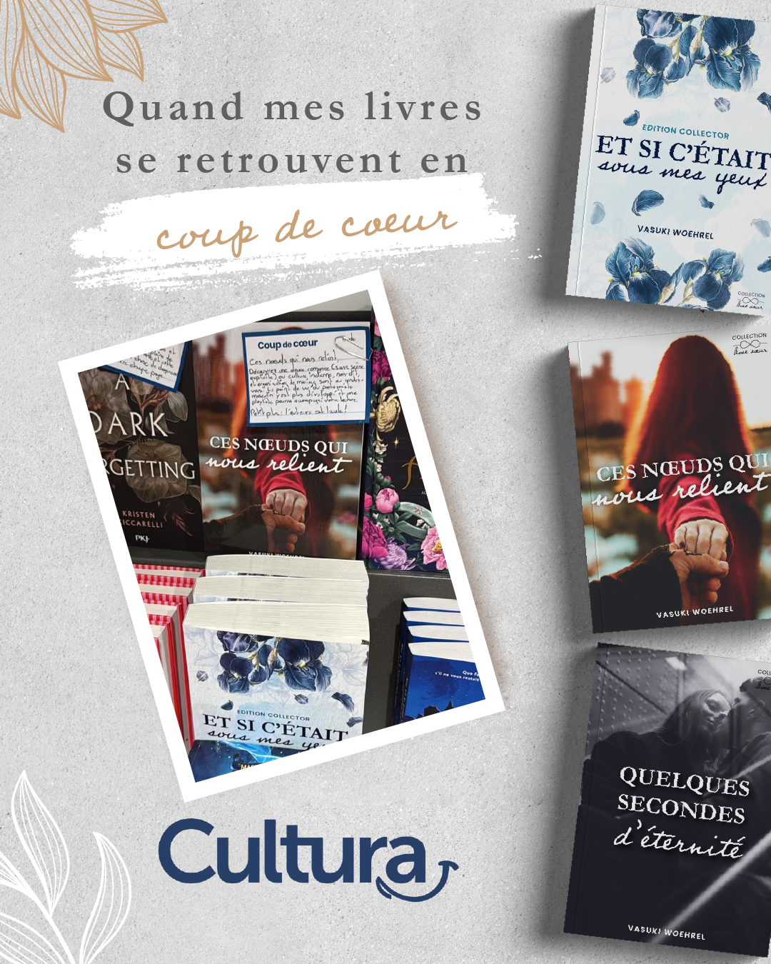 Coup de cœur au Cultura de Sarrebourg - "Ces nœuds qui nous relient"
