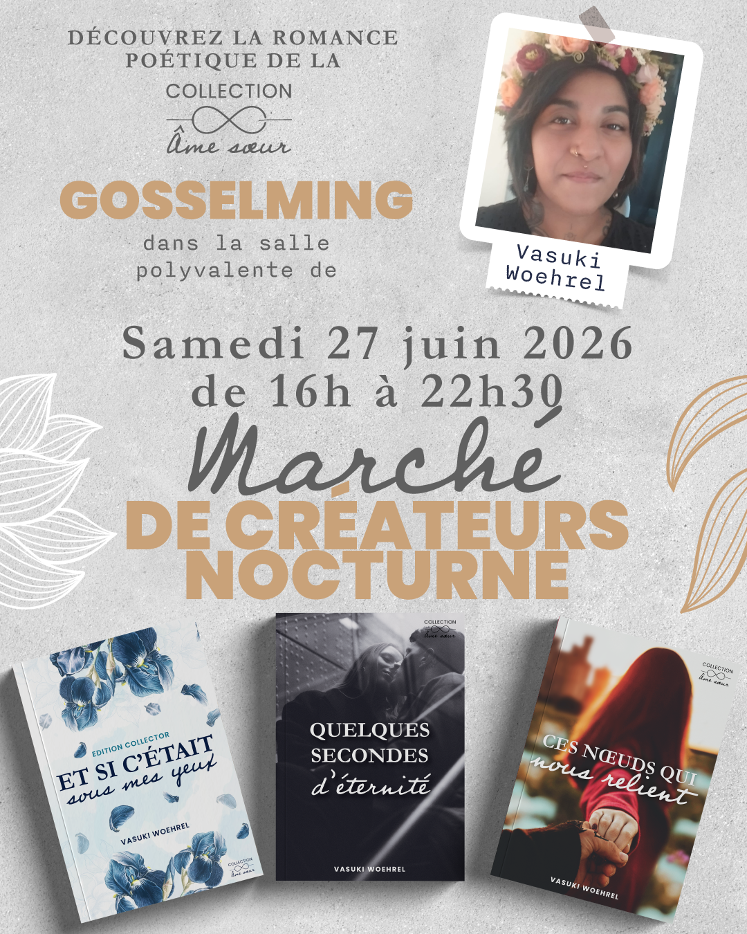 Premier marché nocturne pour la collection Âme-Sœur™