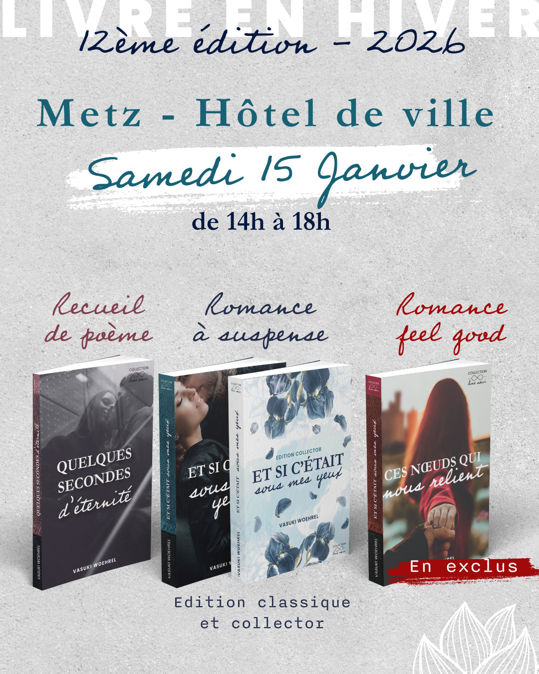 Dédicace au livre en hiver !