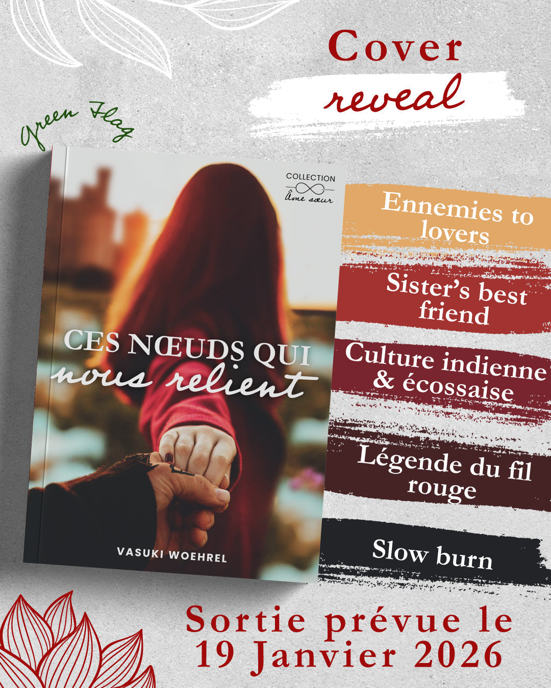 Cover reveal "Ces noeuds qui nous relient"