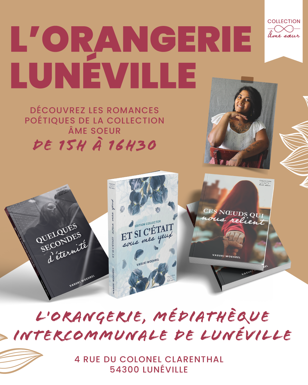 Rencontre à l’Orangerie de Lunéville le 3 octobre 2026