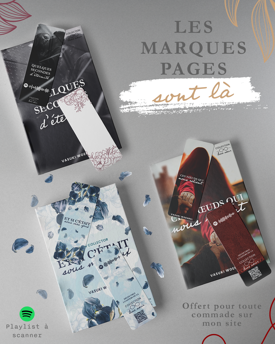 Les marques pages sont là !