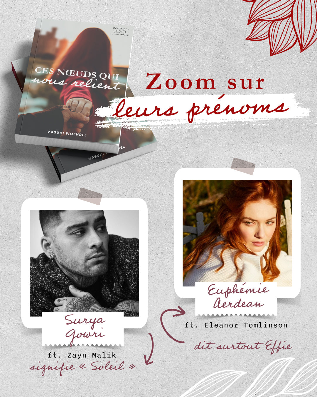 Zoom sur leur prénom
