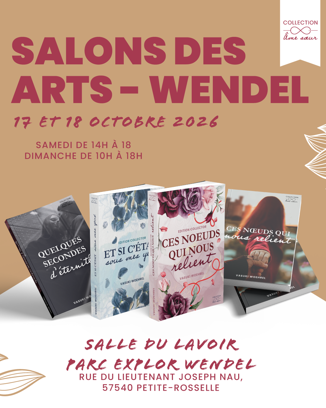 Retrouvons-nous au Salon des arts de Petite-Rosselle les 17 et 18 octobre